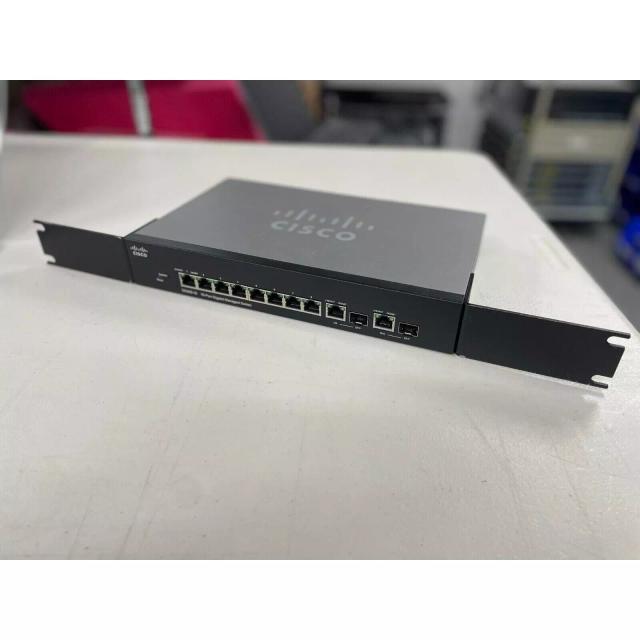 سوئیچ مدیریتی 10 پورت گیگابیتی سیسکو مدل Cisco SG300-10 SRW2008-K9 با گوشواره رک